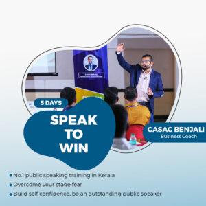 benjali academy - speak to win - business training - the best motivation speaker in kerala